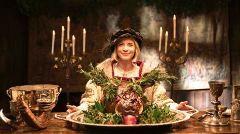 lucy worsley's 12 days of tudor christmas|lucy worsley christmas scene.